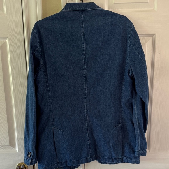 J. Crew Blue Denim Blazer - Picture 7 of 9
